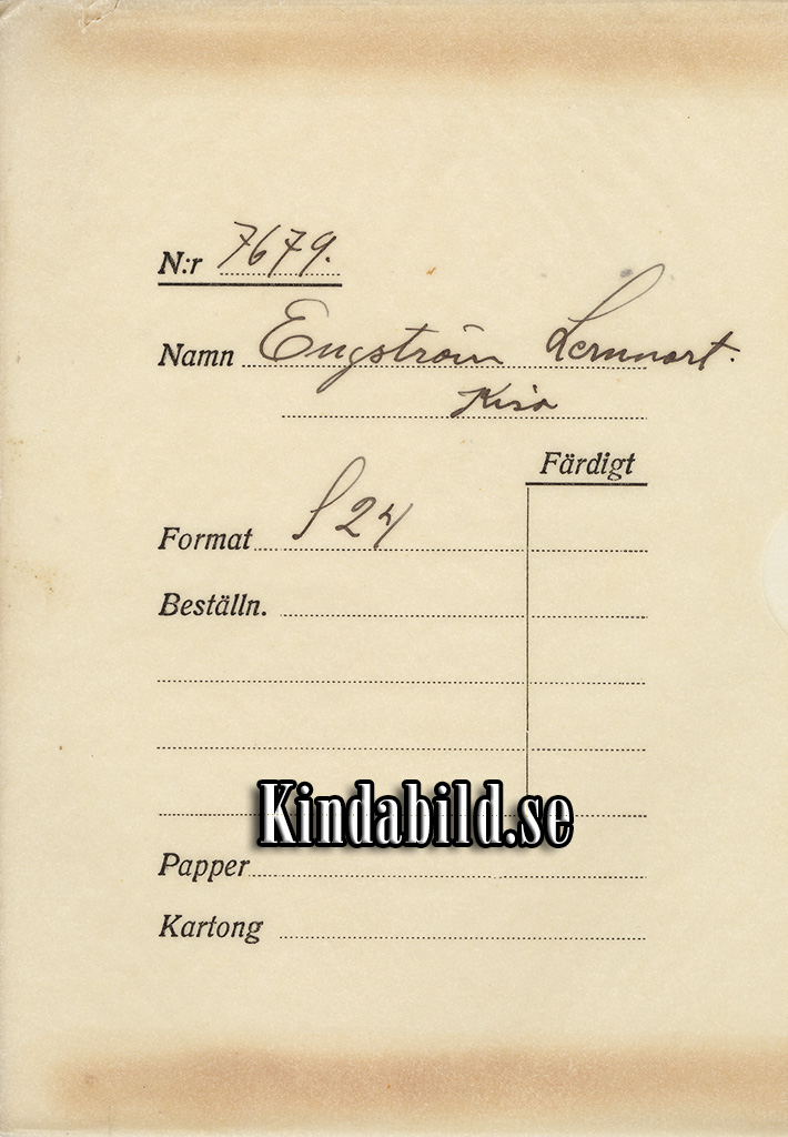Lennart Engström KIsa
Nyckelord: Engström KIsa