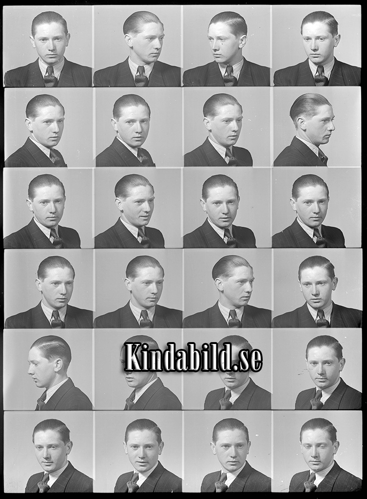 Sigvard Karlsson Farsbo Rimforsa
raja
Man klädd i skjorta slips och kavaj

raja
Kan vara Sigvard Karlsson från Forsbacka född 1923 i Tjärstad.
1950 var han ogift och arbetade som möbelputsare. 
Källa: Gerd Pettersson

Nyckelord: Karlsson Rimforsa