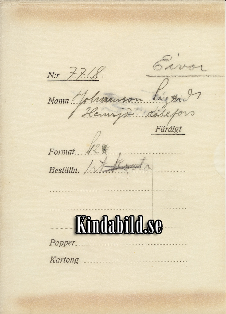 Sigrid Johansson Hemsjö Kölefors
Nyckelord: Johansson Kölefors