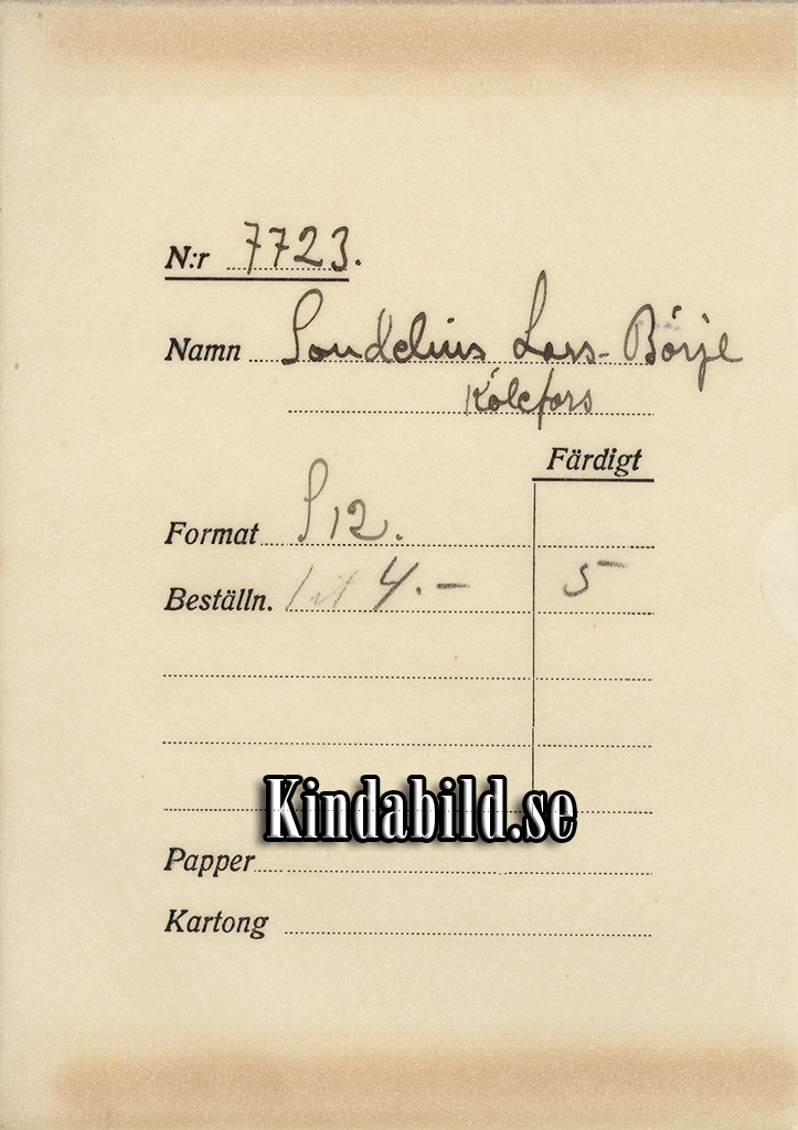 Lars-Börje Sandelius Kölefors
Nyckelord: Sandelius Kölefors