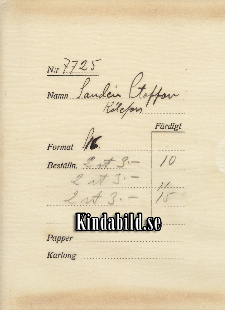 Staffan Sandén Kölefors
Nyckelord: Sandén Kölefors