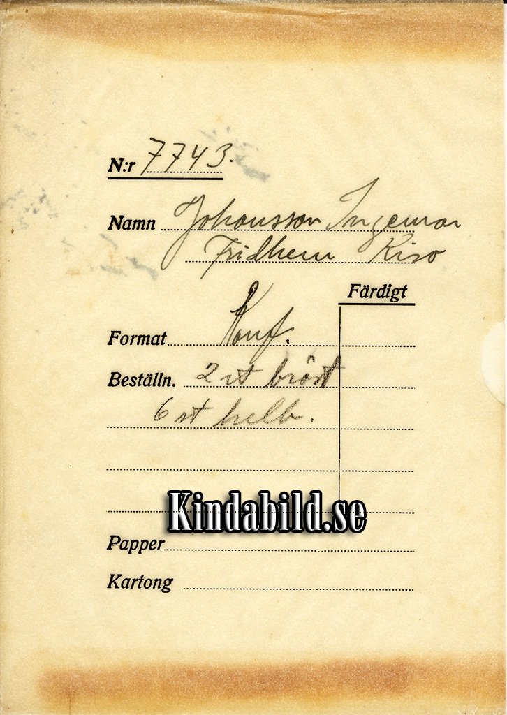 Ingemar Johansson Fridhem Kisa
Nyckelord: Johansson Kisa