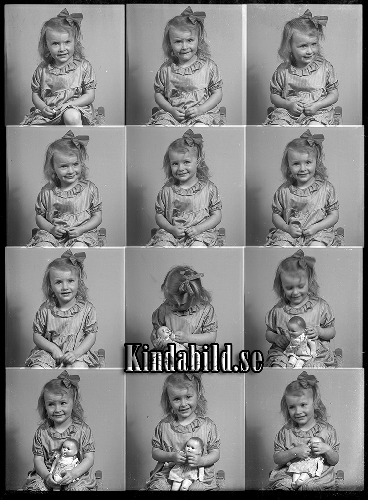Margareta Johnsson Föllingsö 
raja
Flicka klädd i klänning och med en rosett i håret

raja
Margareta Johnsson född 1938 i Kisa, dotter till Gunhild och Gustaf Johnsson Föllingsö Kisa.
Syskon till Margareta:
Karl Gustav, Olle, Gun och Per-Magnus.
Källa: Folkräkning 1950 
Källa: Gerd Pettersson

Nyckelord: Johnsson Föllingsö