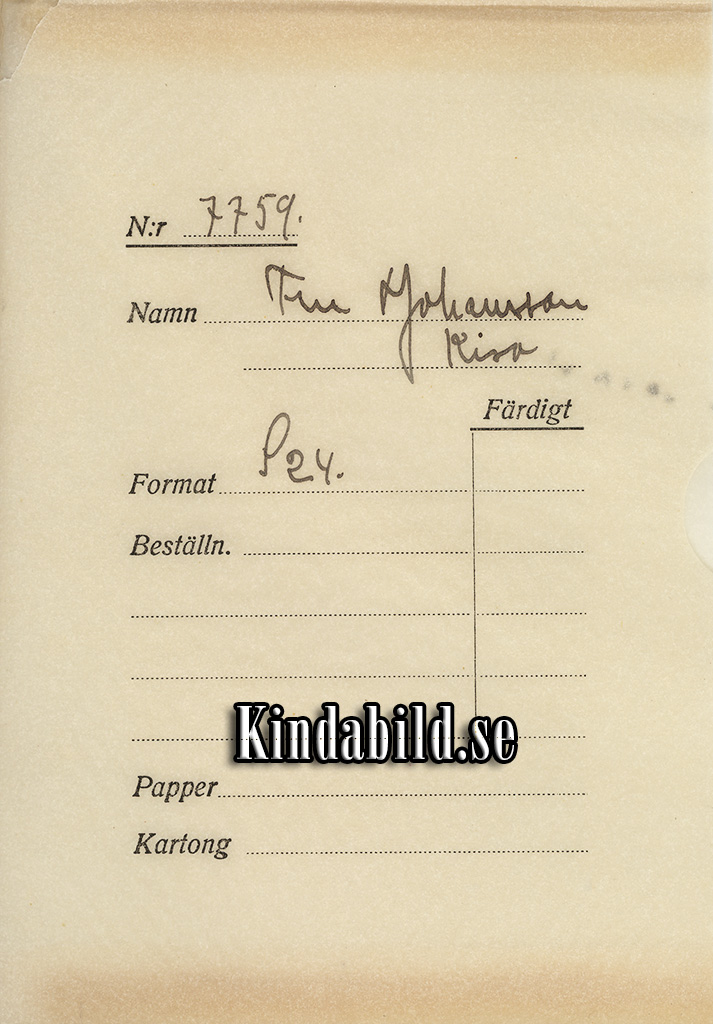 Fru Johansson Kisa
Nyckelord: Johansson Kisa