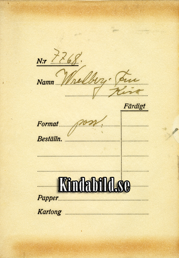 Fru Wredberg Kisa
Nyckelord: Wredberg Kisa