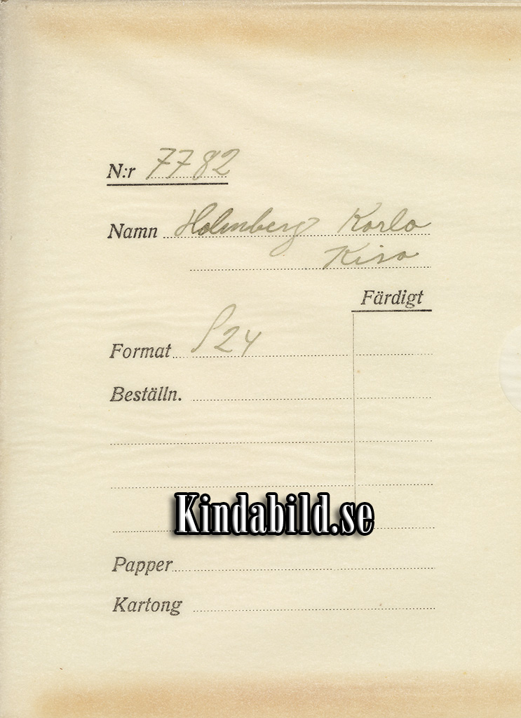 Karla Holmberg Kisa
Nyckelord: Holmberg Kisa