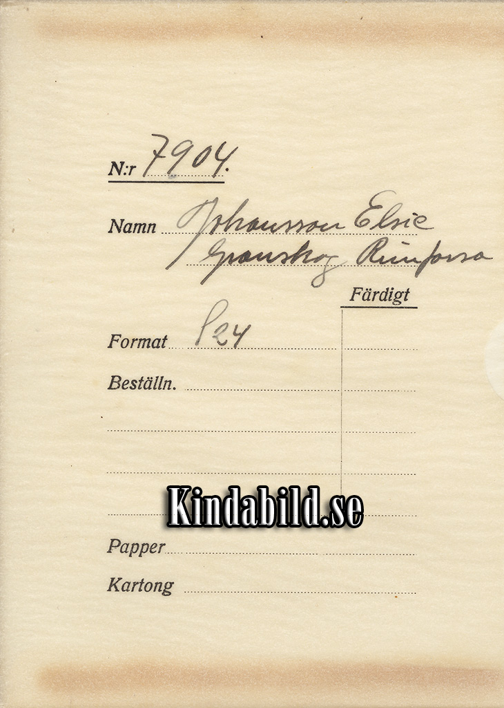 Elsie Johansson Granskog Rimforsa
Nyckelord: Johansson Rimforsa