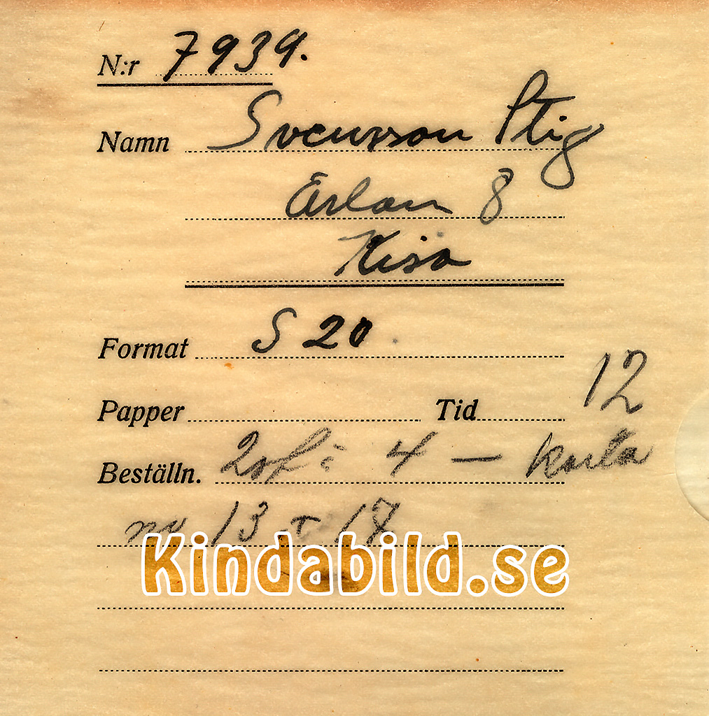Stig Svensson Erlan 8 Kisa
Nyckelord: Svensson Kisa