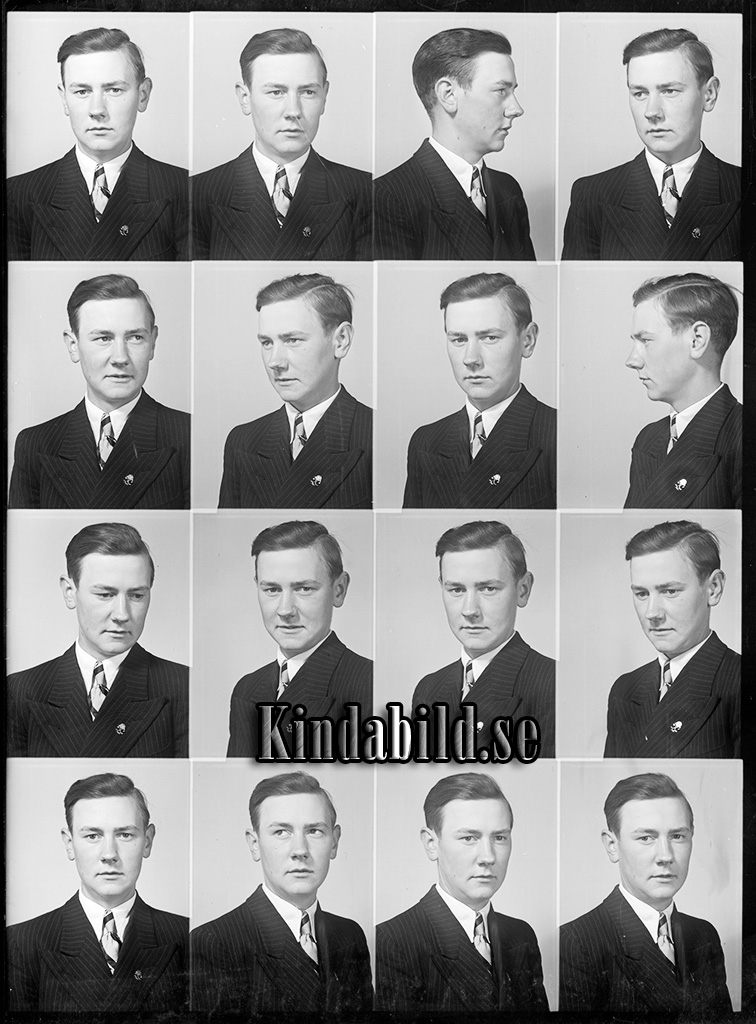 Gösta Lindblom Tjustad Slätmon
raja
Man klädd i skjorta slips och kavaj

raja
Karl Gösta Lindblom född 1921 i Södra Vi.
 Han var gift 1951 med Karin Karlsson född 1929 från Uvkullen Svalsjö,
 Gösta Lindblom var banbiträde.
 Barn: Tommy, Agneta och Kennet.
 Källa: Studiegruppen hembygdsgården och Folkräkning 

Nyckelord: Lindblom Slätmon