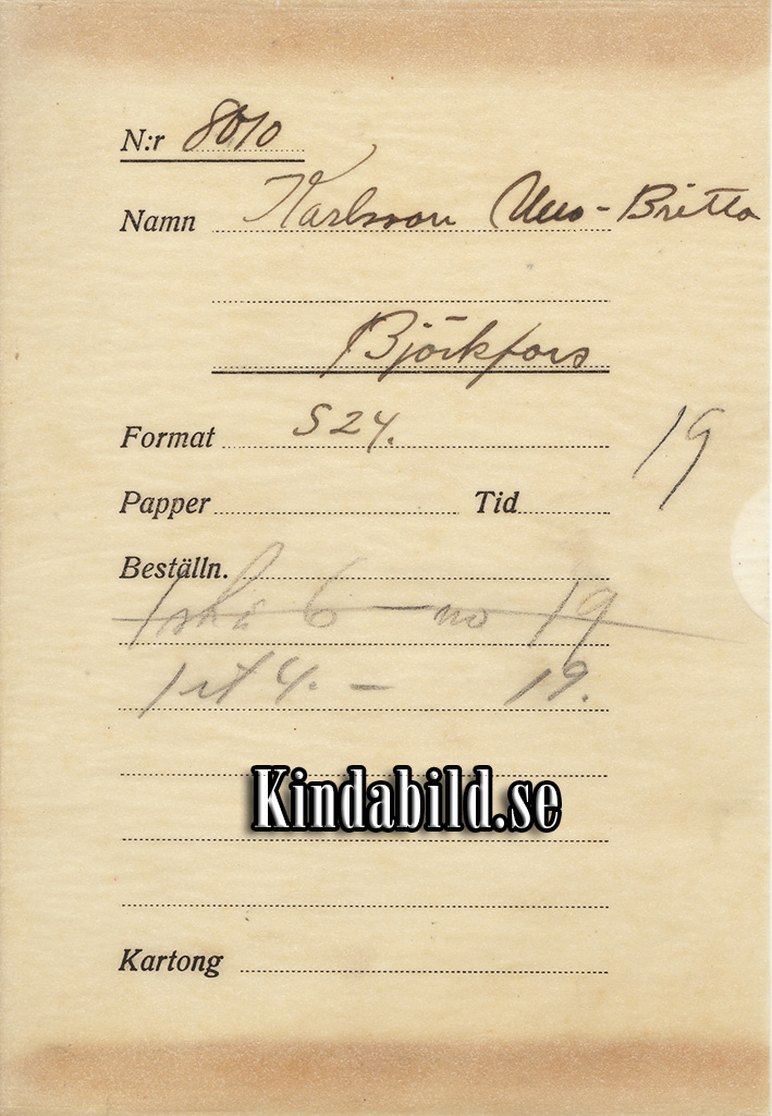 Ulla-Britta Karlsson Björkfors 
Nyckelord: Karlsson Björkfors