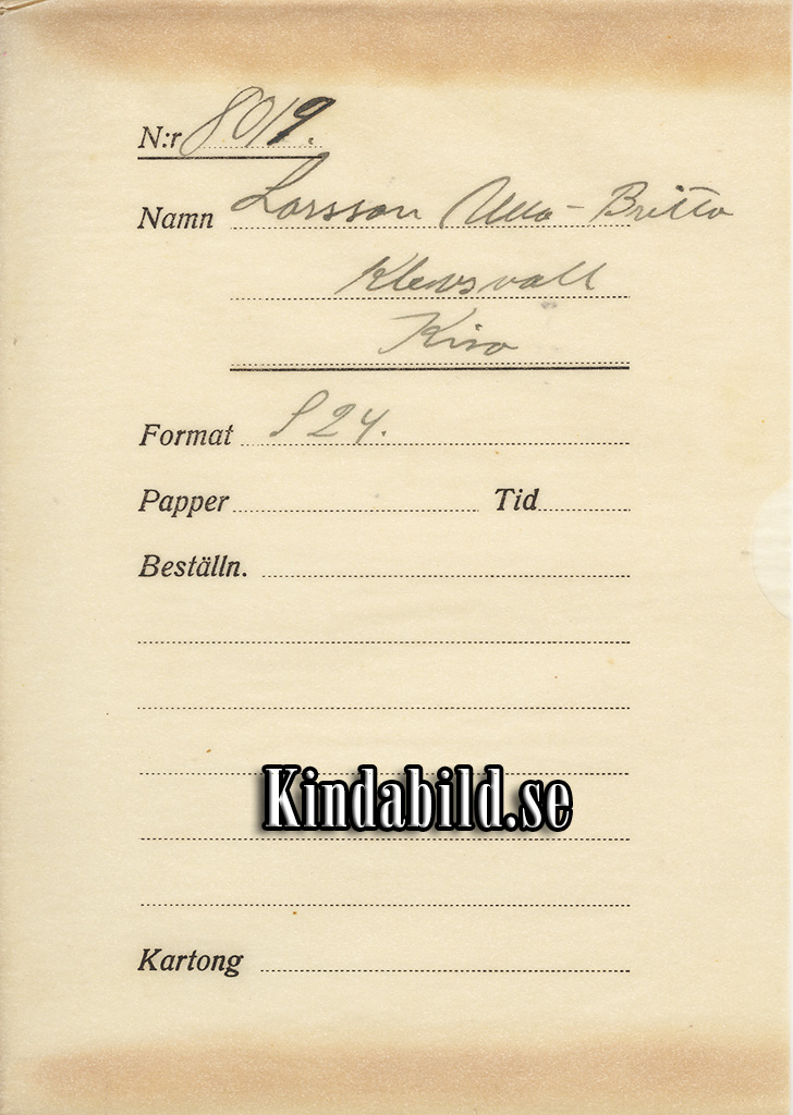 Ulla-Britta Larsson Klevsfall Kisa
Nyckelord: Larsson Kisa