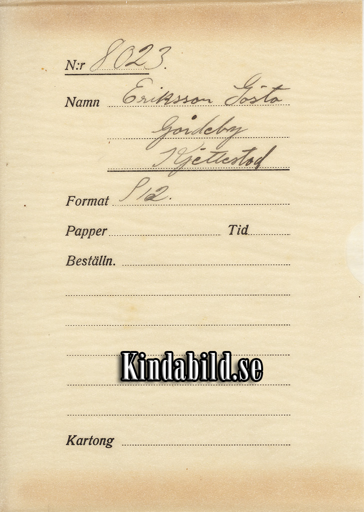 Gösta Eriksson Gårdeby Kjettilstad 
Nyckelord: Eriksson Kjettilstad