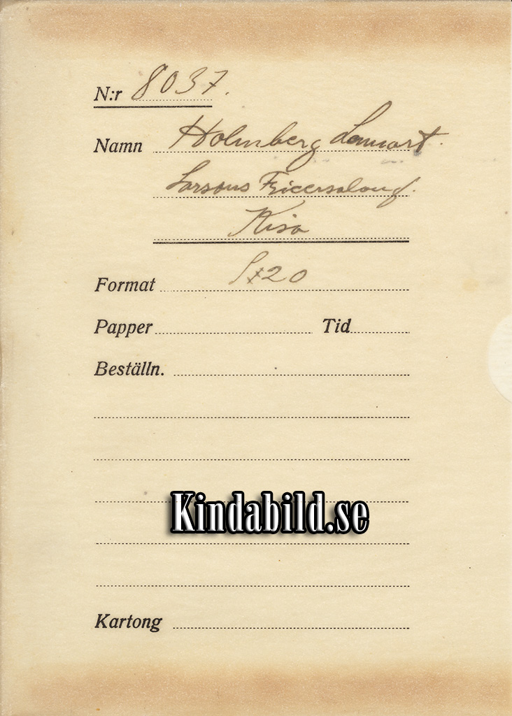 Lennart Holmberg Larssons Frisersalong Kisa
Nyckelord: Holmberg Kisa