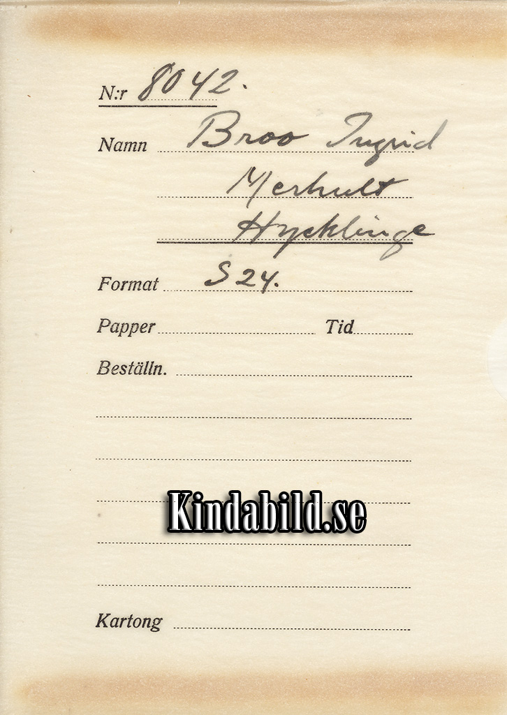 Ingrid Broo Merhult Hycklinge
Nyckelord: Ingrid Broo