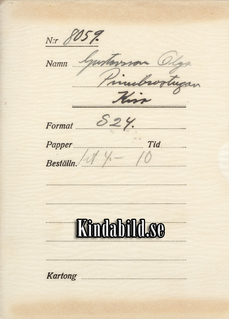 Olga Gustavsson Pinnbrostugan Kisa
Nyckelord: Gustavsson Kisa