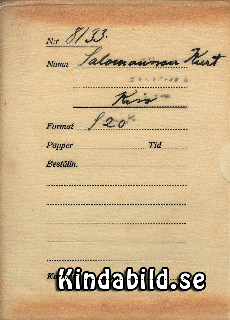 Kurt Salomonsson Kisa
Nyckelord: Salomonsson Kisa