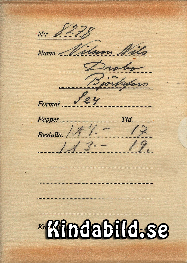 Nils Nilsson Drabo Björkfors
Nyckelord: Nilsson Björkfors