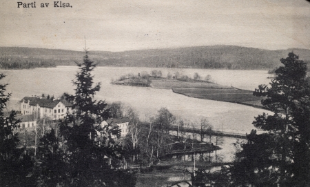 Vy över Värgårdsudde
ca 1910 skickat 1914
Nyckelord: Vy Kisa