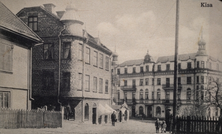 Korsningen Grönedegatan Storgatan ca 1910
Skickat 1914
Nyckelord: Korsningen Grönedegatan Storgatan