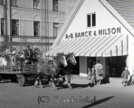 Kortege Realexsamen 1961
cujo
Realexsamen Stjärneboskolan 1961

gepe
Här arbetade Bengt Rosqvist som charkbiträde.
Han var alltid så artig och tog av sin vita mössa med svart skärm när han hälsade inne i butiken. Väldigt trevlig och fin man.
Källa: Gerd Pettersson
Nyckelord: Realexsamen Kisa