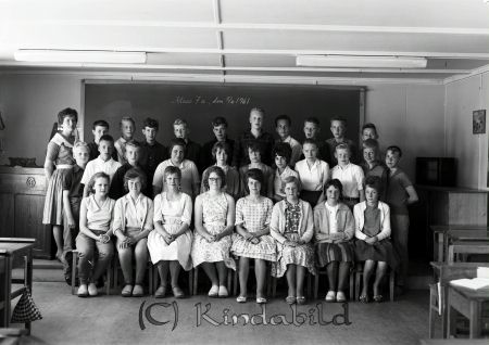 Klass 7a 1961
cujo
Klassfoto Kisa Folkskola 
Nyckelord: Klassfoto Kisa