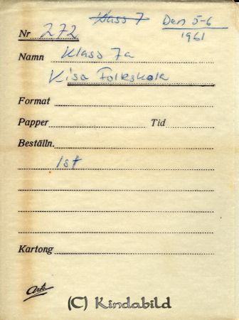 Klass 7a 1961
cujo
Klassfoto Kisa Folkskola
Nyckelord: Klassfoto Kisa