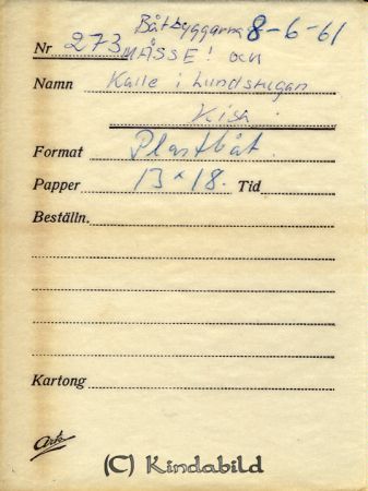 Karl Johansson "Kalle i Lundstuga"
cujo
Plastbåt
Nyckelord: Båt