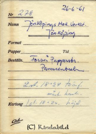 Jönköpings Mek. Verkstad
Jönköpings Mek. Verkstad
Nyckelord: Mek. Verkstad