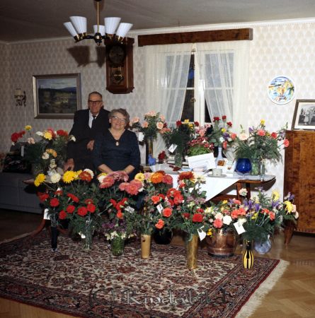 Fru Helga Johansson Backasand Kisa
raja
Kvinna som firar sin 70-årsdag med sin man omgivna av blommor
Nyckelord: Johansson Kisa