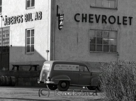 Good Year Gummifabrik AB Reklamavdelningen Box 27030 Stockholm 27
raja
Bild på Åbergs Bilars lokaler där idag Grahns Bilar ligger
Nyckelord: Gummifabrik Stockholm