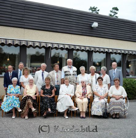 Sjögestad Motell Åke Törngren Yxefall Mellangården
raja
Bild på ett antal kvinnor och män. 
Nyckelord: Yxefall Törngren