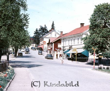 Kindavyer
raja
Storgatan mot norr som vid denna tid var belagd med gatsten
Nyckelord: Storgatan Kisa