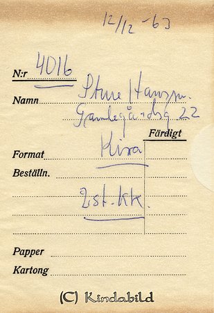 Sture Hansson Gamelgårdsgatan 22 Kisa
Nyckelord: Hansson Kisa