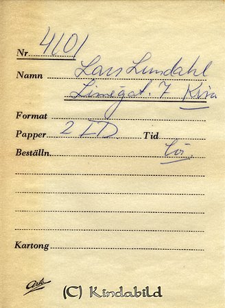 Lars Lundahl Linnégatan 7 Kisa
Nyckelord: Lundahl Kisa