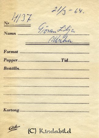 Göran Lilja Ulrika
Nyckelord: Lilja Ulrika