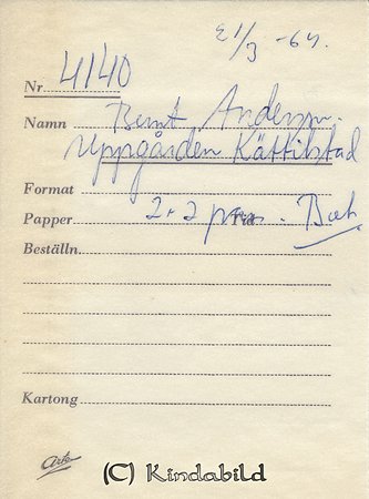 Bernt Andersson Uppgården Kättilstad
Nyckelord: Andersson Kättilstad