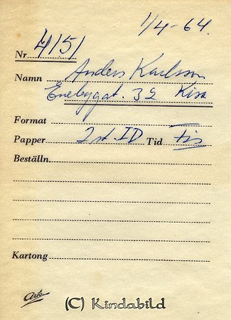 Anders Karlsson Enebygatan 32 Kisa
Nyckelord: Karlsson Kisa