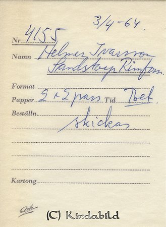 Helmer Ivarsson Sandstorp Rimforsa
Nyckelord: Ivarsson Rimforsa