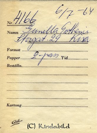Gunilla Gothnier Storgatan 29 Kisa
Nyckelord: Gothnier Kisa