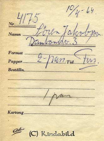 Sören Jakobsson Danbomsväg 3 Kisa
Nyckelord: Jakobsson Kisa