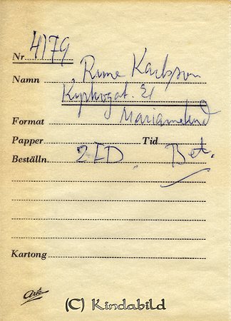 Rune Karlsson Kyrkogatan 21 Mariannelund
Nyckelord: Karlsson Mariannelund