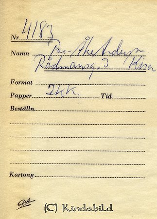 Per-Åke Andersson Rådmansgatan 3 Kisa
Nyckelord: Andersson Kisa