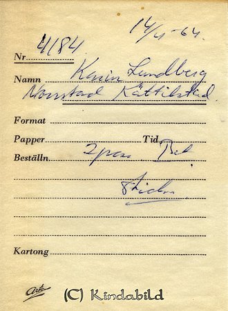 Karin Lundberg Norstad Kättilstad
Nyckelord: Lundberg Kättilstad