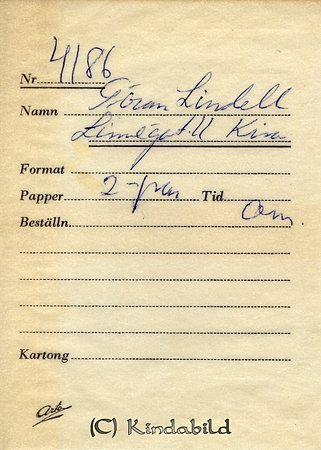 Göran Lindell Linnégatan 11 Kisa
Nyckelord: Lindell Kisa