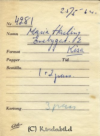 Maria Harling Enebygatan 12 Kisa
Nyckelord: Harling Kisa