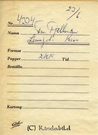Fru Fjellman Linégatan Kisa
Nyckelord: Fjellman Kisa