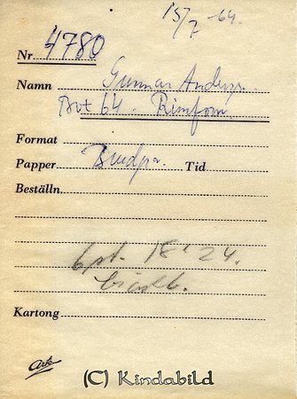 Gunnar Andersson Box 64 Rimforsa
Nyckelord: Andersson Rimforsa
