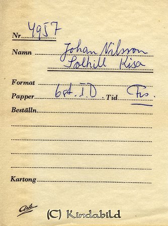 Johan Nilsson Solhill Kisa
Nyckelord: Nilsson Kisa