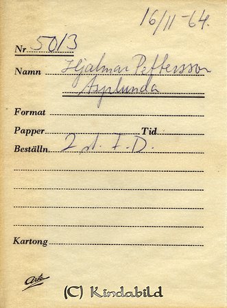 Hjalmar Pettersson Asplunda
Nyckelord: Pettersson Asplunda