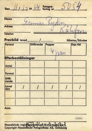 Gunnar Rydin Kölefors
Nyckelord: Rydin Kölefors